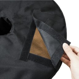 Rackhams 40kg Black Heavy Duty Round Garden Patio Parasol Umbrella Refillable Base Weight Bag - Outdoor Umbrella & Parasols - thumbnail 2