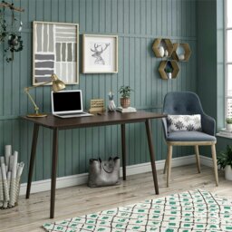 Rackhams Novogratz Brittany Desk in Walnut Look - Brown - thumbnail 4