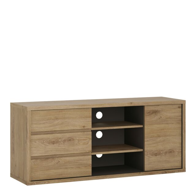Rackhams Shetland 1 Door 3 Drawer TV Cabinet - 1 - image 1