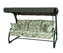 Rackhams Replacement Canopy for 3 Seater Hammock - Pendulum Garden Swing - GREEN - thumbnail 2
