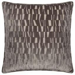 Rackhams Manhattan Velvet Cushion Cover - Mink - 50cm x 50cm - Mink - 100% Polyester - thumbnail 2