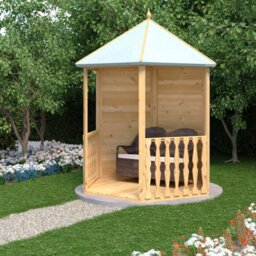 Rackhams Large 8x7 Gazebo Hexagonal Summerhouse
