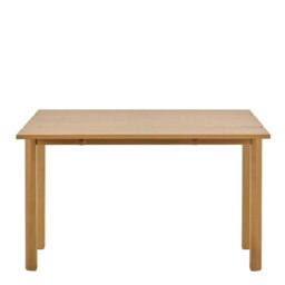 Rackhams Southampton Extendable Rectangular dining table in Matt Oak 45/90 x 120 cm - Oak - No - Brown - thumbnail 4