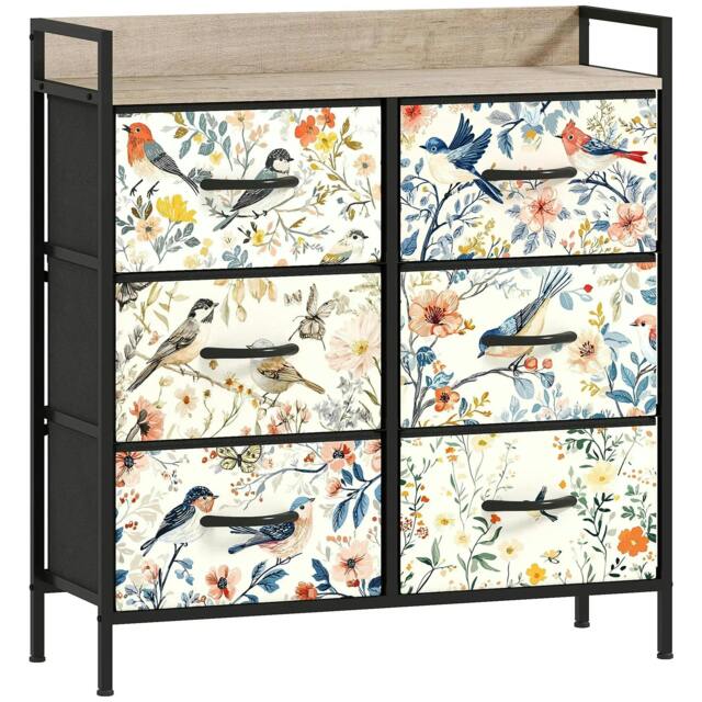 Rackhams 6-Drawer Chest of Drawers - White
