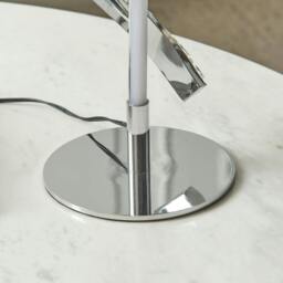 Rackhams Hyde Chrome And Crystal LED Table Lamp - thumbnail 5