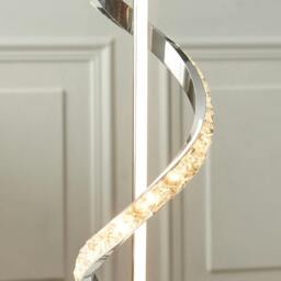 Rackhams Hyde Chrome And Crystal LED Table Lamp - thumbnail 3