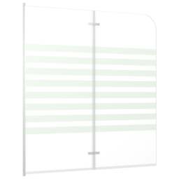 Rackhams Bath Enclosure 120x140 cm Tempered Glass Stripe - thumbnail 3