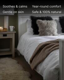 Rackhams Large Mongolian Sheepskin Cushion - 50cm - Black - With Filler - thumbnail 6