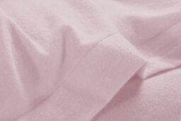 Rackhams 100% Brushed Cotton Flannellette Duvet Cover Set - Pink - Super King - Duvet Cover Set - thumbnail 3