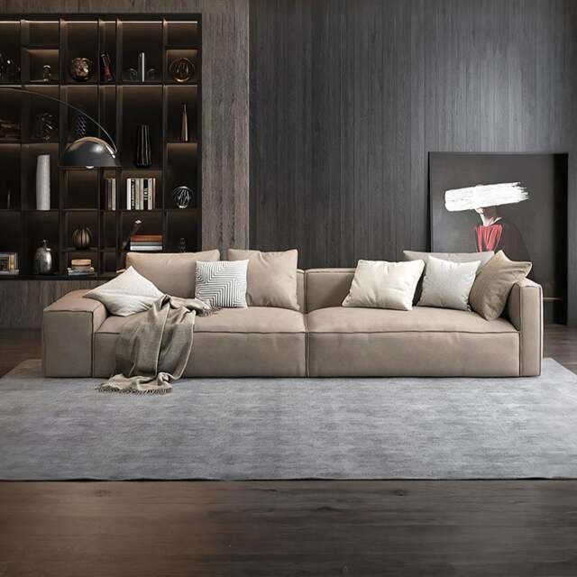 Rackhams Hartste Three Seater Sofa, Leathaire - Four Seater 320CM - Others ( Contact Us ) - With Ottoman - image 1