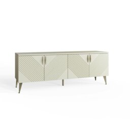 Rackhams Frank Olsen Ava 1500 Tv Cabinet - Black - thumbnail 3