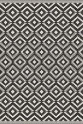 Rackhams County Genesis Black Rug – Indoor & Outdoor - 67X200 cm - thumbnail 2