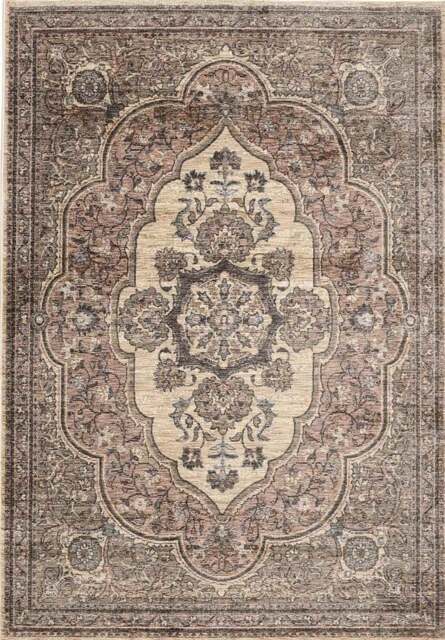 Rackhams Raja Medallion Vintage Rug – Brown Heritage Elegance - 160X235 cm - image 1