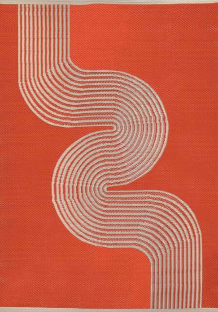 Rackhams Urban Outdoor Rug Terra & Beige - 1010 - 90X150 cm - image 1