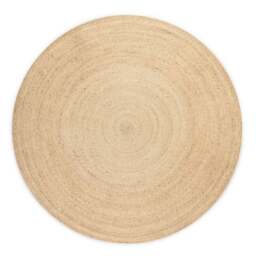 Rackhams Braided Jute Rug Round Rangpur Natural Cream - Ø 140 cm - thumbnail 1