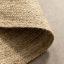 Rackhams Braided Jute Rug Round Rangpur Natural Cream - Ø 140 cm - thumbnail 5