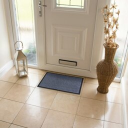Rackhams Heavy Duty Commodore Backed Barrier Door Floor Mat, Blue, 40x60cm - thumbnail 4
