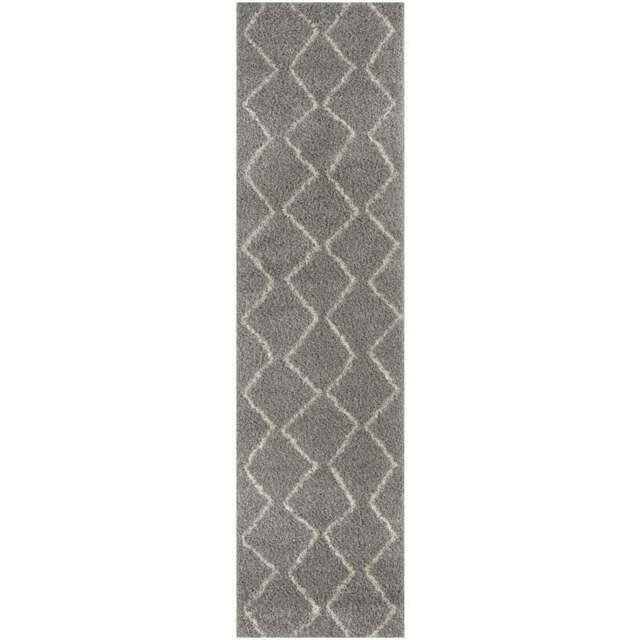 Rackhams Moroccan Grey Shaggy Rug - 810 - 80X300 cm - image 1