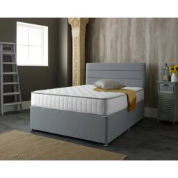Rackhams Victoria White Castle Hybrid Mattress - Plush Comfort, Durable Design - White - 1 - European Single Mattress (90cm x 200cm) - thumbnail 3