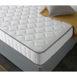 Rackhams Victoria White Castle Hybrid Mattress - Plush Comfort, Durable Design - White - 1 - European Single Mattress (90cm x 200cm) - thumbnail 2
