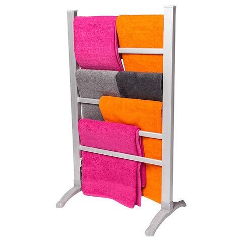 Rackhams Electric Heated Clothes Airer Dryer Rack 90W Indoor Free Standing Deluxe Energy Efficient - image 1