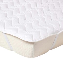 Rackhams Cotton Deep Quilted Super King Size Mattress Topper - thumbnail 6