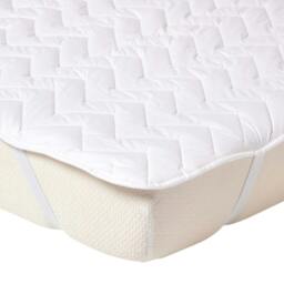 Rackhams Cotton Deep Quilted Super King Size Mattress Topper - thumbnail 1