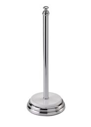 Rackhams Opera White/Chrome Freestanding Spare Toilet Roll Holder - thumbnail 2