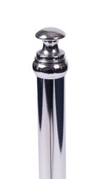 Rackhams Opera White/Chrome Freestanding Spare Toilet Roll Holder - thumbnail 3