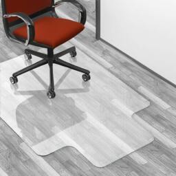 Rackhams Chair Mat for Hard Floors - Frosted - 90x120 cm with lip - thumbnail 4