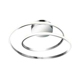 Rackhams Alston Double Ring LED Ceiling Light - Brushed Brass - thumbnail 3