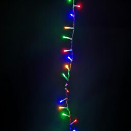 Rackhams 1000 LED 25m Indoor Outdoor Christmas Multi Function Mains Operated String Lights with Timer in Multicoloured - thumbnail 4