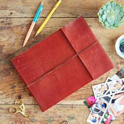 Rackhams Distressed Leather Photo Album - Extra Large - thumbnail 5