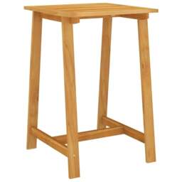 Rackhams Garden Bar Table 70x70x104 cm Solid Acacia Wood