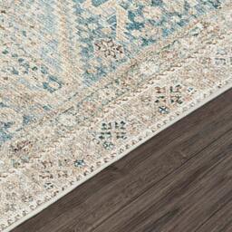 Rackhams Becki Owens Marlene-Vintage Green Beige Traditional Vintage Boho Rug - 117 x 170 cm - thumbnail 3