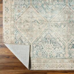 Rackhams Becki Owens Marlene-Vintage Green Beige Traditional Vintage Boho Rug - 117 x 170 cm - thumbnail 4