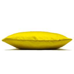 Rackhams Palermo Cushion Cover With Metallic Sheen Design - Limon Yellow - One Size - Limon Yellow - 60% Viscose/40% Polyester - thumbnail 3