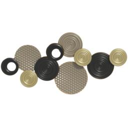 Rackhams Metal Wall Art, Large 3D Wall Sculpture for Living Room Dining Room - thumbnail 2