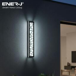 Rackhams 60cm Geometric Outdoor LED Wall Light – 30W CCT Tunable & Dimmable – IP65 - thumbnail 6