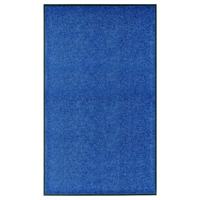 Rackhams Doormat Washable Blue 90x150 cm - image 1
