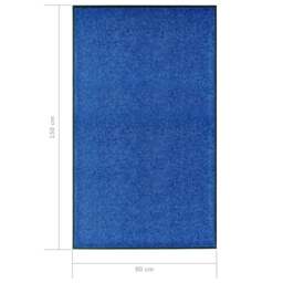 Rackhams Doormat Washable Blue 90x150 cm - thumbnail 6
