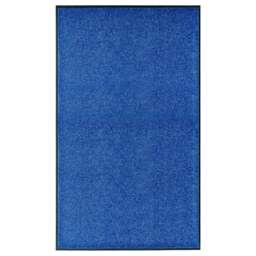 Rackhams Doormat Washable Blue 90x150 cm - thumbnail 1