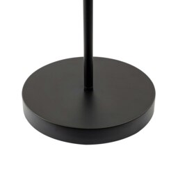 Rackhams LED Double Spot Black Metal Floor Lamp with Foot Switch and Adjustable Heads - thumbnail 4