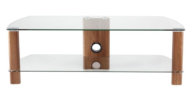 Rackhams Century TV-Stand Walnut/Glass - 1200mm - Brown - image 1