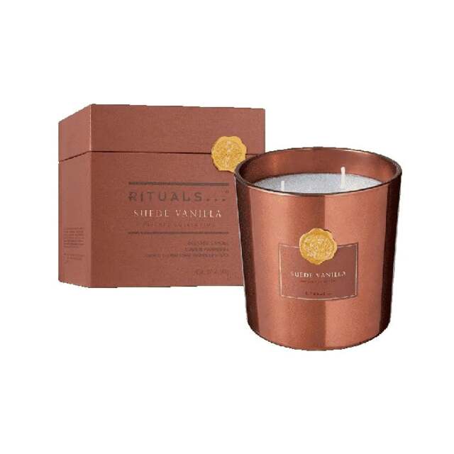 Rackhams Luxury Scented Candle 1000g - Suede Vanilla - image 1