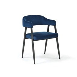 Rackhams Haven Dining Chair - Dark Navy (Set of 2) - thumbnail 6