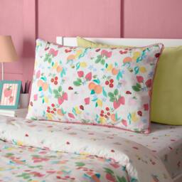 Rackhams Fruity Friends Reversible Duvet Cover Set Bright - Single - Bright - thumbnail 3