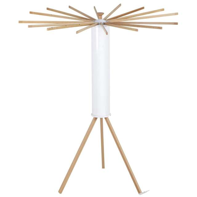 Rackhams Octopus Drying Rack Clothes Airer 16 Wooden Rod Arms Laundry Dryer Tripod Hanger - image 1