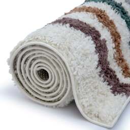 Rackhams Moodi Shaggy Multicolour Raincat Rug - 80X150 cm - thumbnail 6
