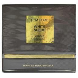 Rackhams White Suede Candle Bougie 200g - thumbnail 3